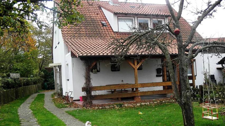 Ferienwohnung für 4 Personen, mit Garten am Tankumsee