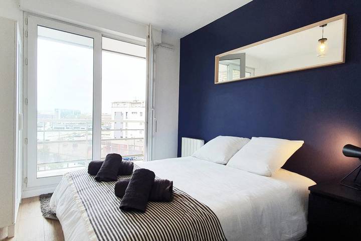 Gîte pour 6 personnes, avec balcon, adapté aux familles à Le Havre - 3