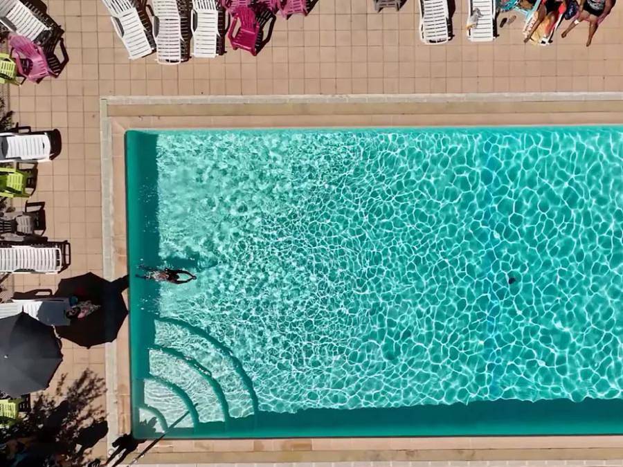 Flower Camping l'Epi Bleu - Chalet 5 personas - Estándar 35m² (2 habitaciones) - terraza de 10m² incluida in Banon, Forcalquier region