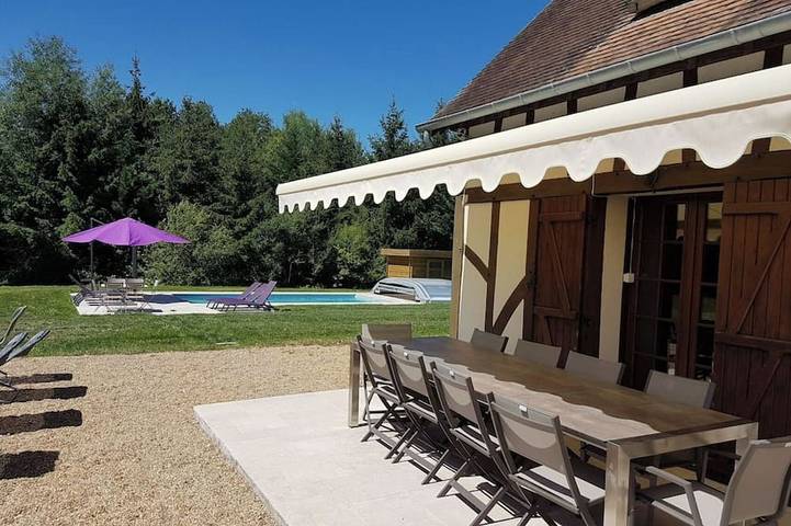 Maison de vacances pour 11 personnes, avec jardin