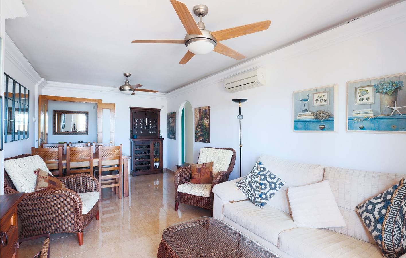 Entire holiday apartment, Poolside Terrace Apartment, Walk to Beach & Dining in Los Miradores del Puerto, San Javier