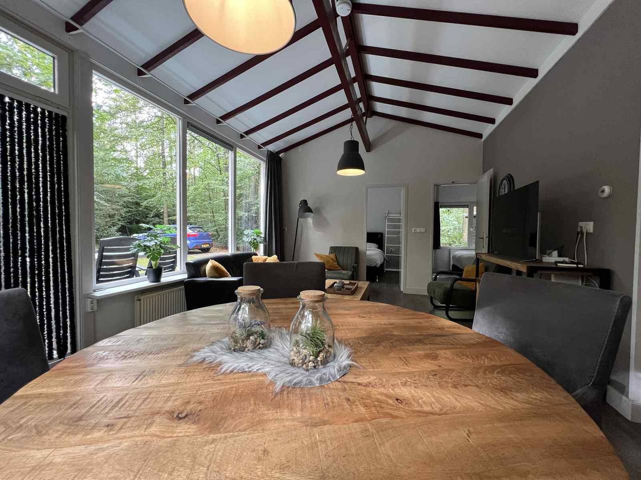 Luxuriöses 4-Personen-Ferienhaus mit Außen Spa in den Wäldern bei Epe an der Veluwe. in Epe, Veluwe