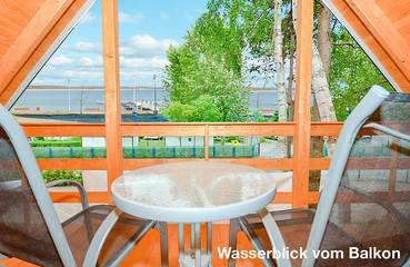 Ferienhaus mit Meerblick für 6 Personen, mit Balkon und Ausblick sowie Garten in Polen