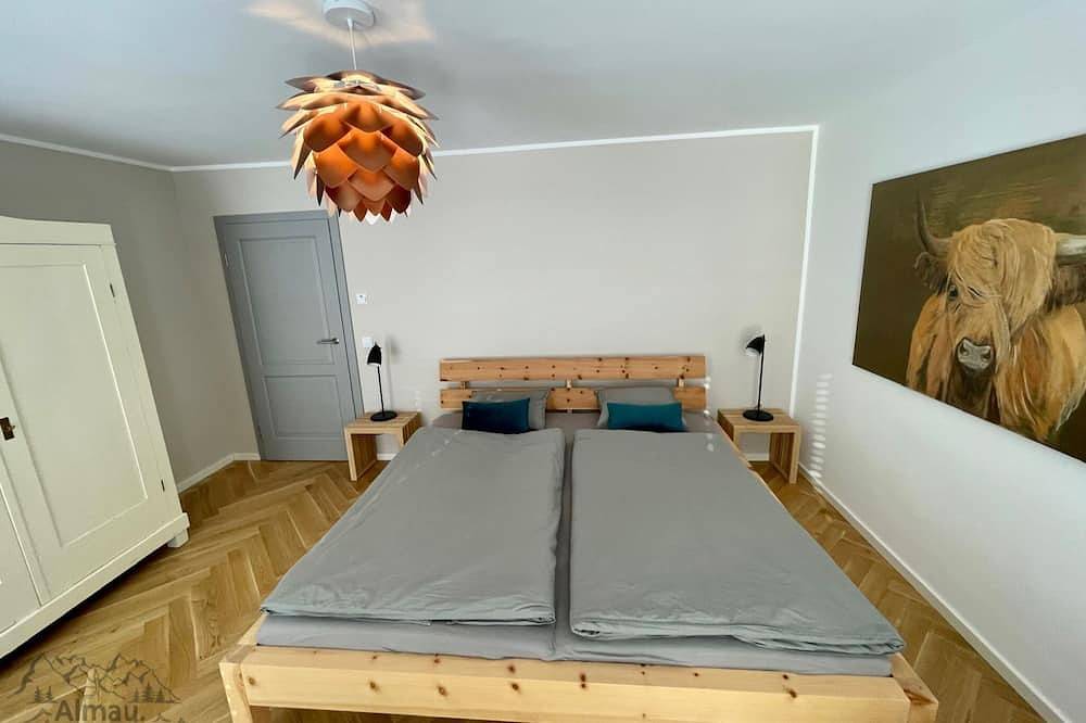 Ferienhaus Almau.Bayern - Charmanter Bungalow mit großem Garten & Bergblick in Übersee, Chiemsee