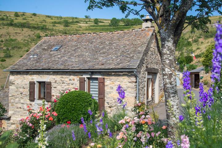 Maison de vacances pour 3 personnes, avec Terrasse et Vue dans les Parc national des Cévennes