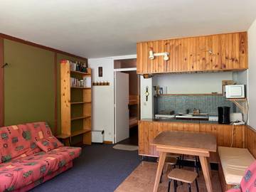 Gîte pour 4 personnes, avec terrasse dans Pra-Loup (station de ski)