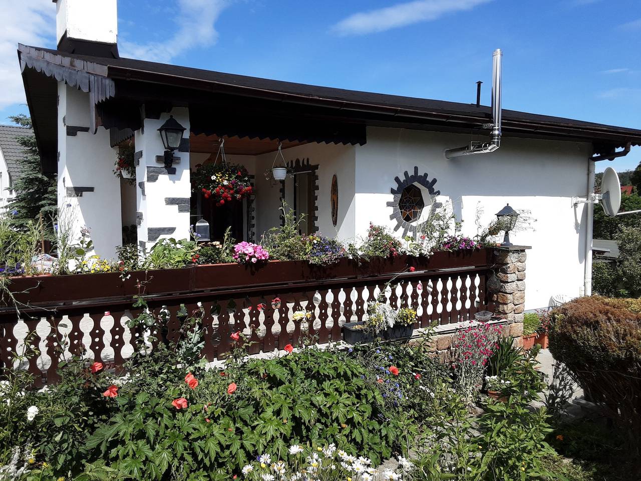 Casa de vacaciones 'Werner' con terraza y Wi-Fi in Neustadt, Chemnitz (region)