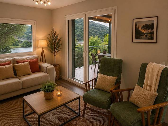 Casa rural para 6 personas, con Balcón y Terraza además de Vistas al lago y Vistas en Santa Cruz del Retamar - 2