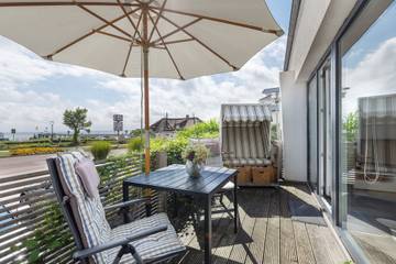 Ferienwohnung für 2 Personen, mit Sauna und Balkon in Haffkrug