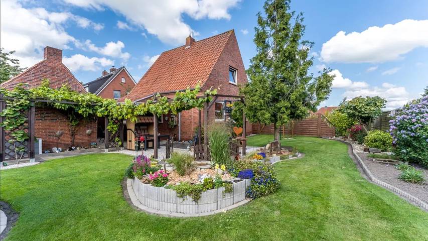 Ferienhaus für 4 Personen, mit Garten in Hinte