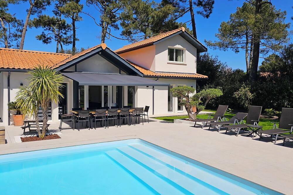 Villa pour 10 Personnes dans Lac de Lacanau, Lacanau