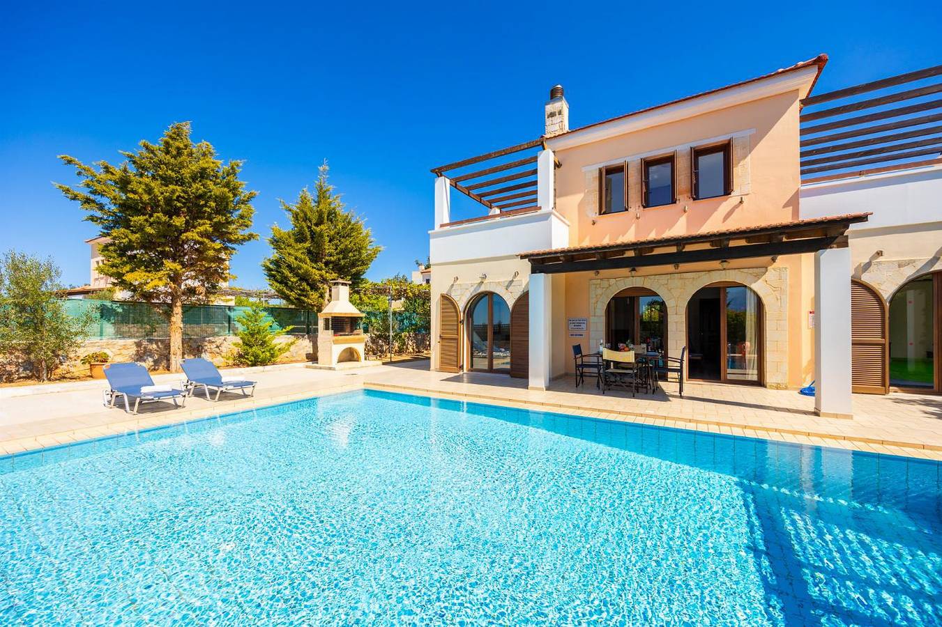 Villa für 7 Personen mit Terrasse in Kefalas, Vamos