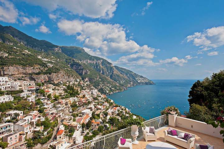 Villa für 12 Personen, mit Terrasse und Whirlpool sowie Garten in Positano - 2
