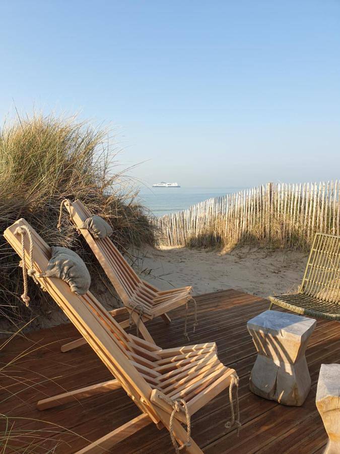Sangatte " Les Terrasses" maison front de mer Les pieds dans l'eau pleine de charme Cap Blanc Nez Côte d'Opale in Sangatte, Calais und Umgebung