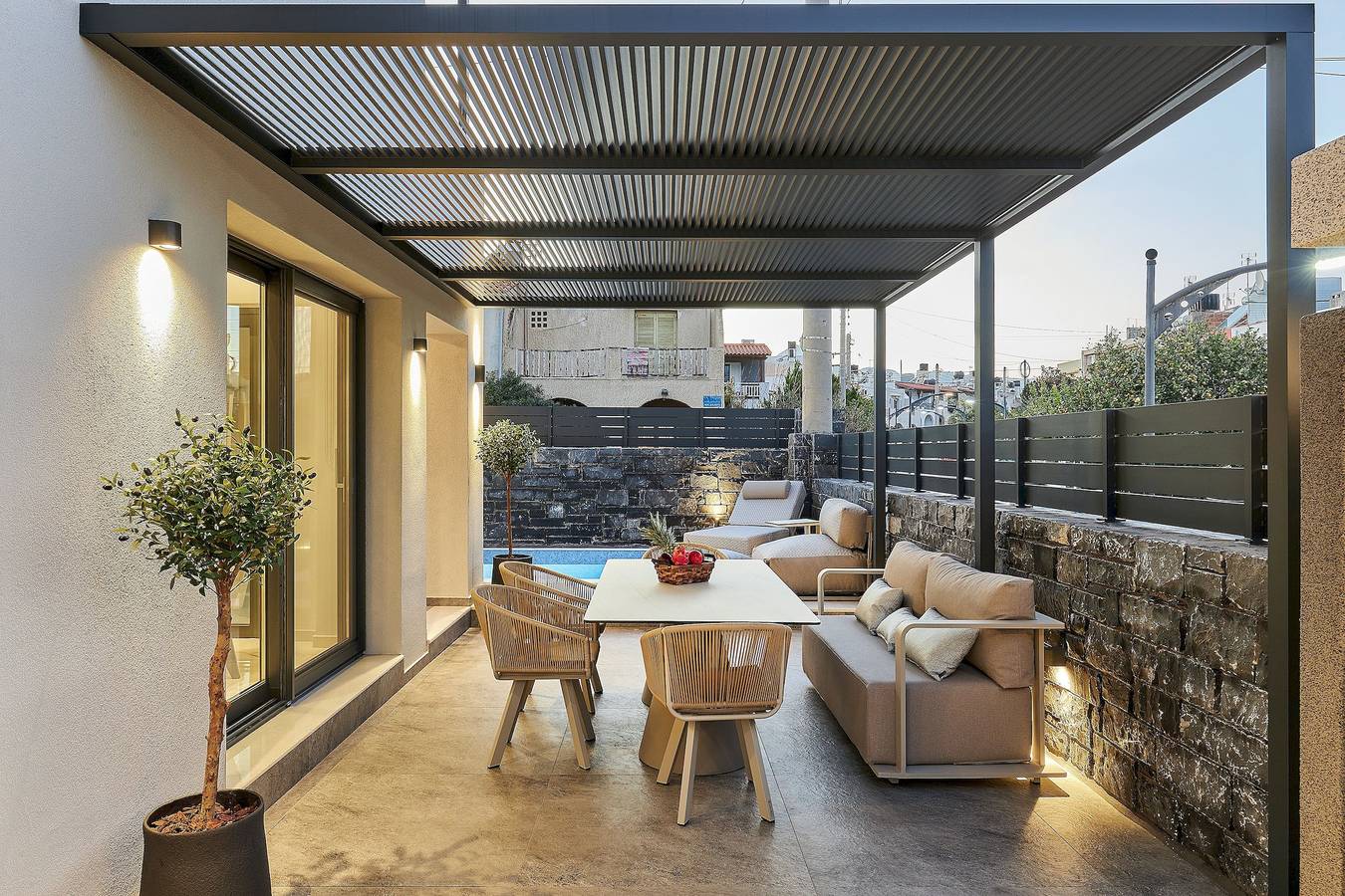Villa für 4 Personen mit Terrasse in Iraklio-Heraklion und Umgebung