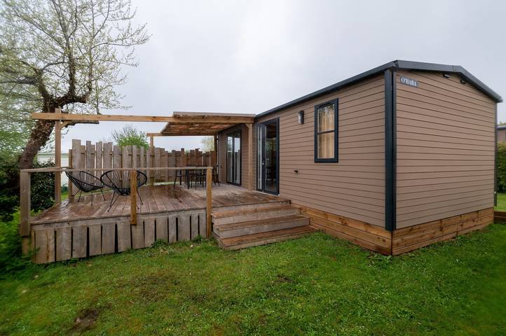 Mobil home pour 4 personnes, avec jardin, adapté aux familles