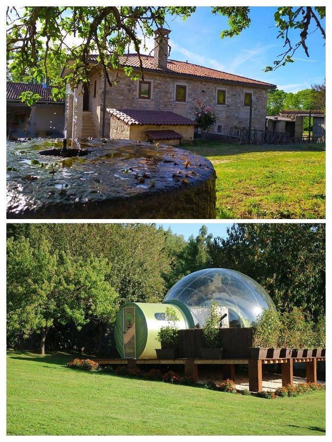 Casa rural para 2 personas, con Terraza y Jacuzzi además de Jardín y Vistas en Galicia