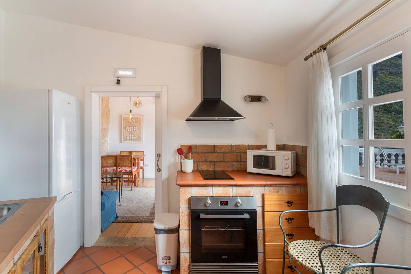 Entire apartment, Vacation 'Pool House' with Mountain View, Wi-Fi and Air Conditioning in El Peñón, Vega de San Mateo