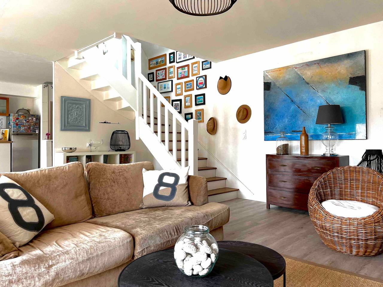 Maison de vacances 'Ty Glou Maison Charmante' avec terrasse privée, jardin privé et Wi-Fi in Ploemeur, Côte des Mégalithes