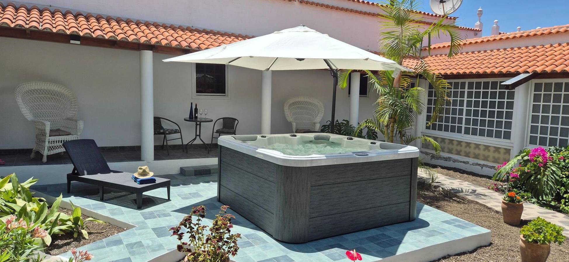 'Finca Tropical Icod' mit Meerblick, privaten Whirlpool und privater Terrasse in La Mancha (Icod de los Vinos), Icod de los Vinos