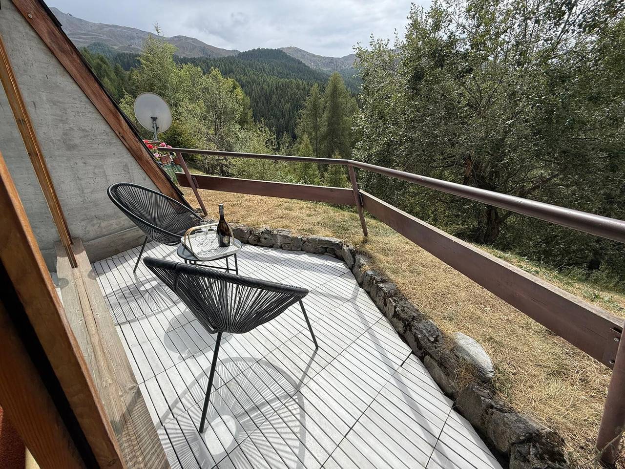 Ganzes Studio, Studio 'Ma Chérie-Lumière' mit Bergblick und Balkon in Pila (Aosta), Comune di Gressan