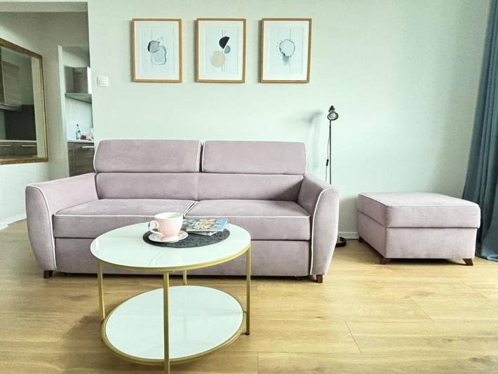 Apartament wakacyjny dla 6 osób, z balkon i widok w Przymorze