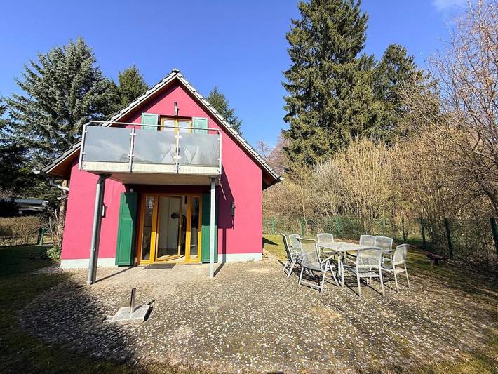 Ferienhaus für 5 Personen, mit Balkon und Terrasse sowie Garten und Sauna in Lohmen