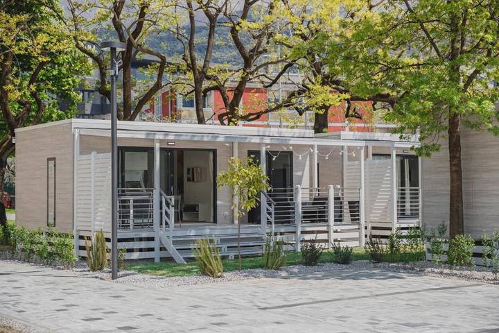 Camping für 2 Personen, mit Terrasse und Garten im Trentino - 2
