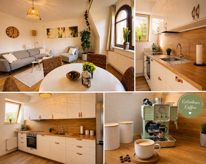 Ganze Ferienwohnung, Cinema Apartment Magdeburg - Balkon & Beamer in Magdeburg, Elbe-Börde-Heide