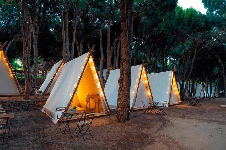 Bungalow für 2 Personen, mit Garten an der Costa de la Luz