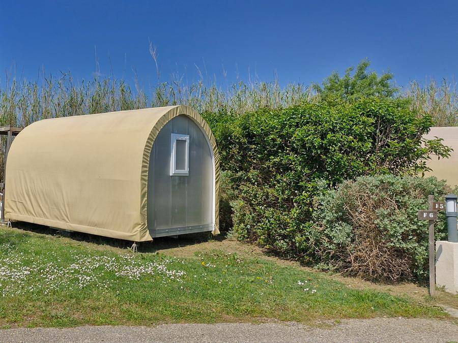 Camping Crin Blanc - Bungalowzelt 2 personen - Coco Sweet 2 Personen - 1 Schlafzimmer, ohne Sanitäranlagen, nicht klimatisiert in Arles, Arles und Umgebung