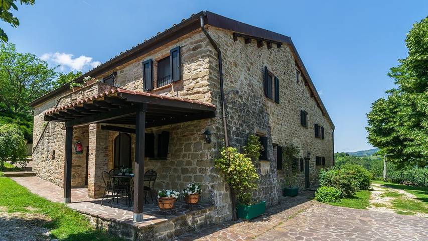 Ferienhaus für 4 Personen, mit Pool und Garten in Gubbio