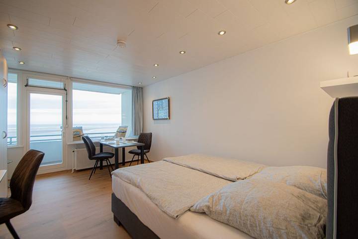 Ferienwohnung für 2 Personen, mit Balkon auf Borkum