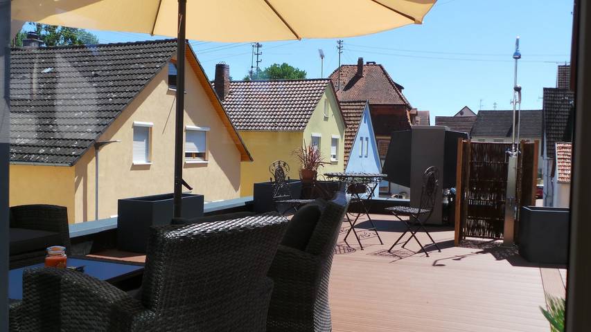 Ferienhaus für 4 Personen, mit Terrasse und Sauna sowie Balkon/Terrasse, kinderfreundlich in der Stuttgart Region - 4