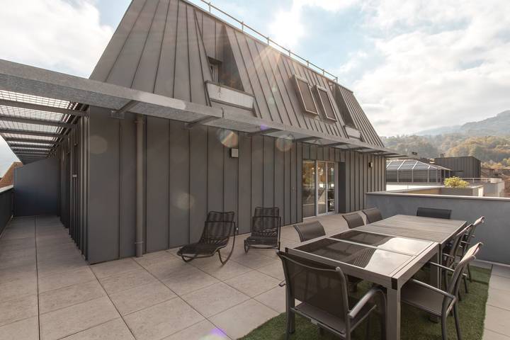 Ganze Wohnung, Le Méribel - Terrasse 83m2 - Vue Mont-Blanc in Sallanches, Pays du Mont-Blanc