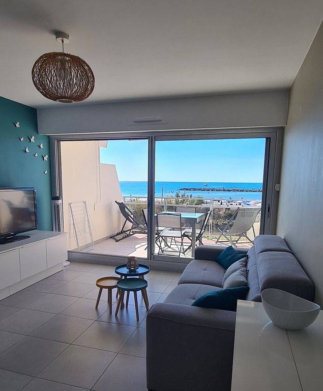 Studio entier, Studio cabine, belle vue mer, Wifi, parking in Palavas-les-Flots, Côte d'Améthyste