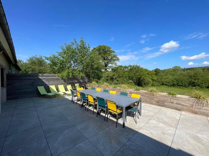 Location de vacances pour 14 personnes, avec terrasse ainsi que jacuzzi et jardin à Saint-Germain-de-Tournebut - 3