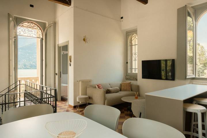 Ferienwohnung für 6 Personen, mit Balkon/Terrasse und Seeblick