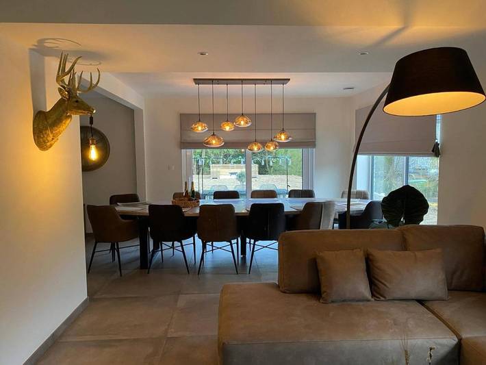 Maison de vacances pour 9 personnes, avec jardin et piscine ainsi que vue et sauna