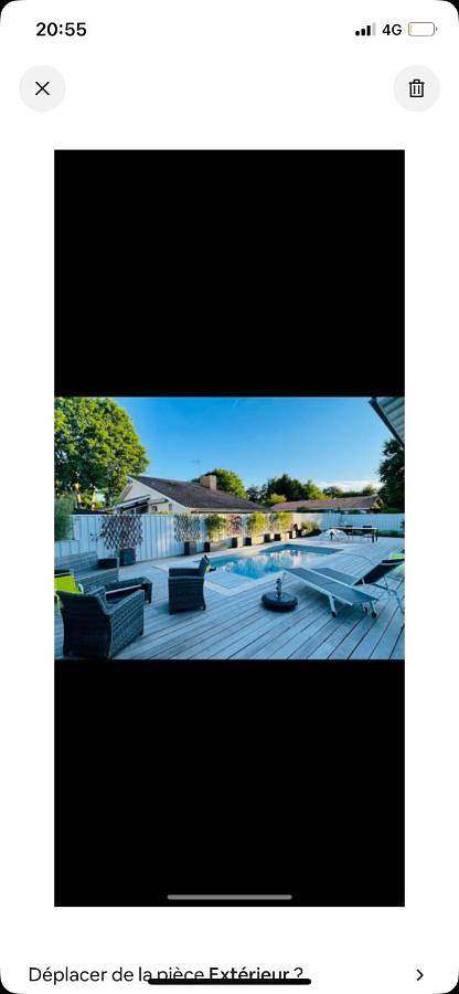 Maison de vacances pour 7 personnes, avec piscine et jardin
