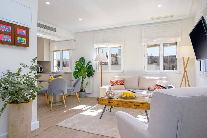 Apartamento de férias para 3 pessoas, com terraço em Sevilha