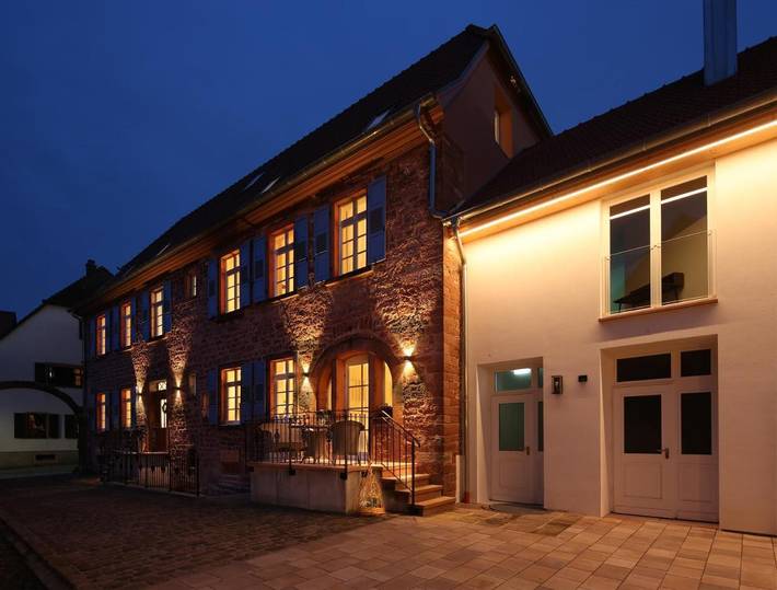 Ferienwohnung für 2 Personen, mit Terrasse und Garten sowie Ausblick in Edesheim