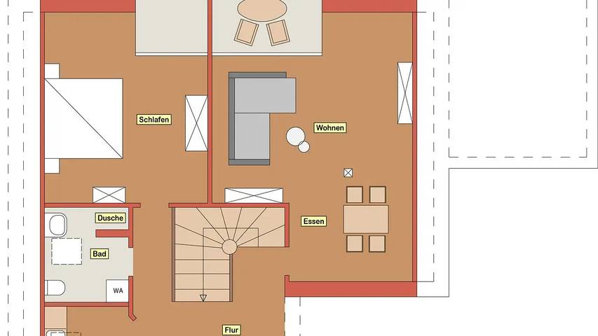 Ferienwohnung für 3 Personen, mit Garten im Emsland - 3
