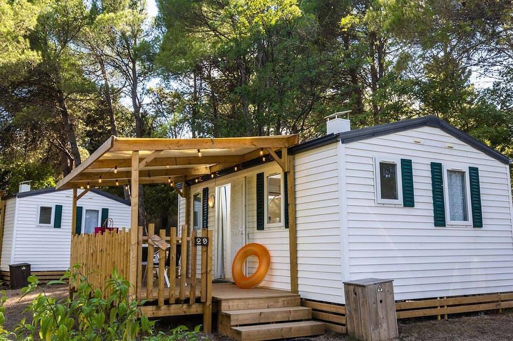 Mobilheim mit Klimaanlage - 6 Pers. in Lézignan-Corbières, Mittelmeerküste (Frankreich)