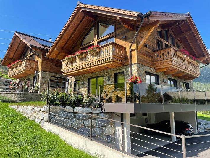 Ferienhaus für 8 Personen, mit Sauna und Ausblick sowie Garten, kinderfreundlich im Salzburger Land