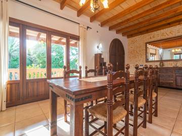 Chalet in Búger, Interior de Mallorca für 6 