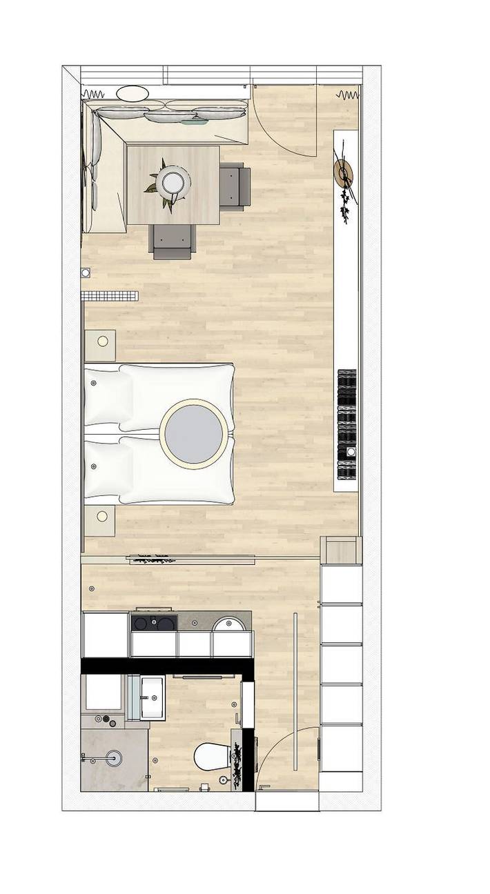 Ferienwohnung für 2 Personen, mit Sauna und Balkon/Terrasse in Norderney Weststrand - 2