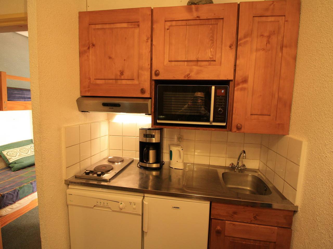 Studio entier, Studio cosy avec balcon, plein sud, proche remontées mécaniques à Tignes in Tignes, Parc National de la Vanoise