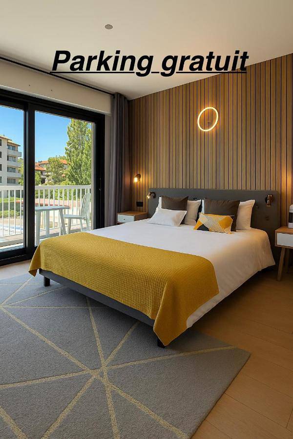Hôtel pour 3 personnes, avec Terrasse à Saint-Julien-en-Genevois
