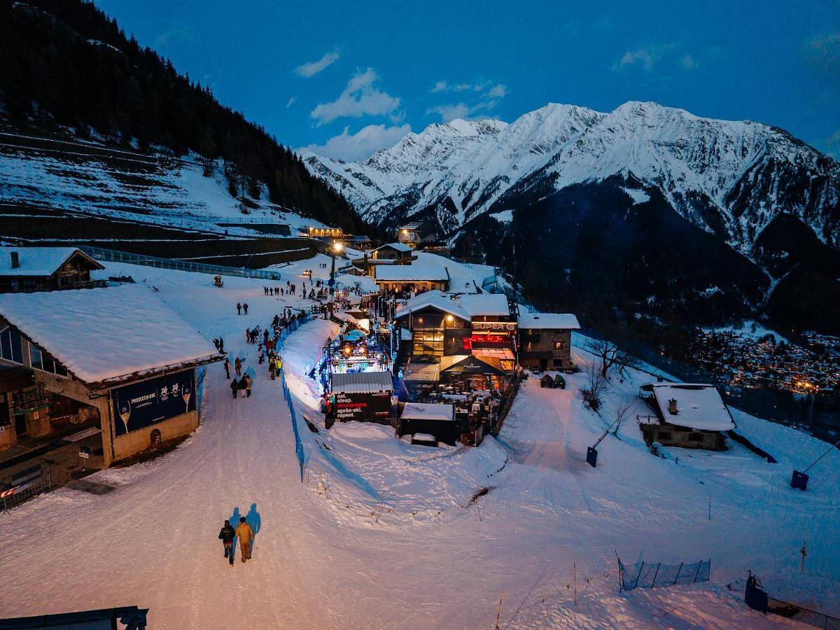 Super G in Courmayeur, Massif du Mont-Blanc